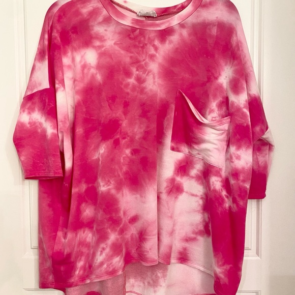 Talulah Go Anywhere pink die dye jogger set - Picture 2 of 7